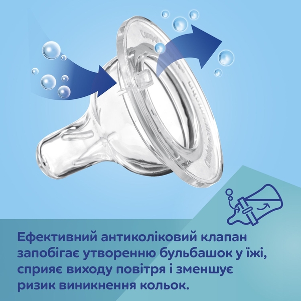 Пляшечка для годування Canpol babies Easystart Gold, антиколікова, з широким отвором, 120 мл, блакитний (35/239_blu) - Pampik - 5
