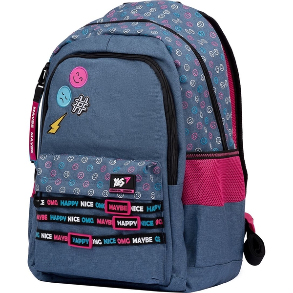 Рюкзак Yes TS-61 Beauty, голубой (555490) - Pampik