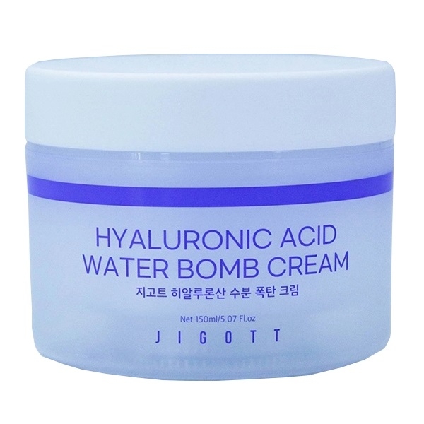 Зволожуючий крем для обличчя Jigott Hyaluronic Acid Water Bomb Cream Гіалурон, 150 мл - Pampik