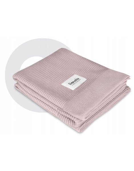 Ковдра Lionelo Bamboo Blanket Pink, 100х75 см, рожева (LO-BAMBOO BLANKET PINK) - Pampik - 5