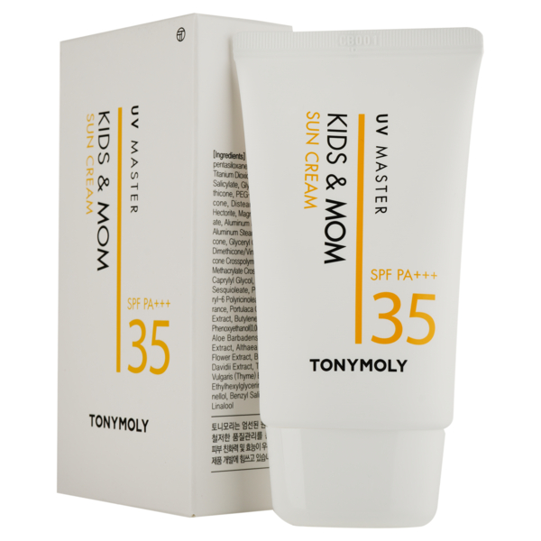 Сонцезахисний крем для дорослих та дітей Tony Moly UV Master Kids & Mom SPF 35 PA+++, 45 мл - Pampik