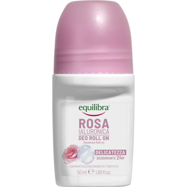 Дезодорант кульковий Equilibra Rose, 50 мл - Pampik