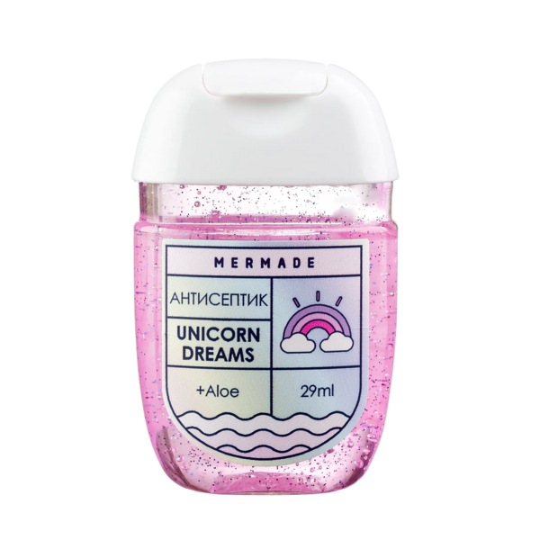 Антисептик для рук Mermade Unicorn Dreams, 29 мл - Pampik