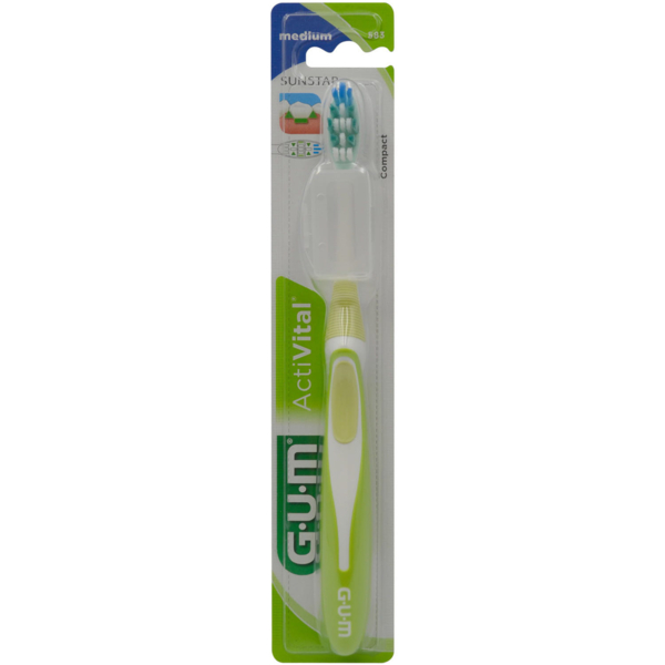 Зубная щетка GUM Activital, средней жесткости, в ассортименте - Pampik