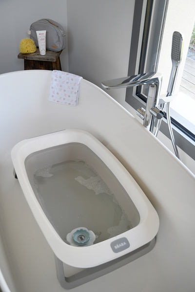 Ванночка Beaba Easy Pop складна, сіра (920404) - Pampik - 4