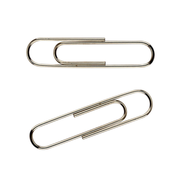 Скріпки Axent нікельовані 33 мм 100 шт. (4112-A) - Pampik - 2