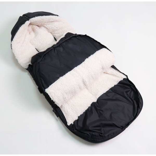 Теплый конверт Kaiser XL Too, из флиса, черный с кремовым (65763251) - Pampik - 7