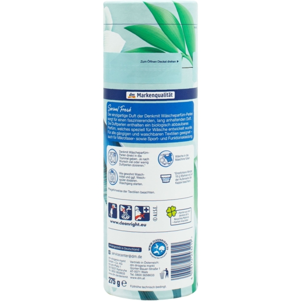 Парфумовані гранули для прання Denkmit Sensual Fresh, 275 г - Pampik - 2