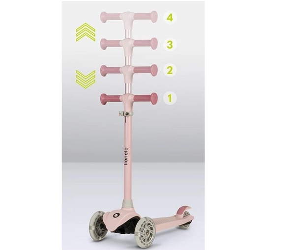 Дитячий самокат Lionelo Jessy Pink/Rose, рожевий - Pampik - 6