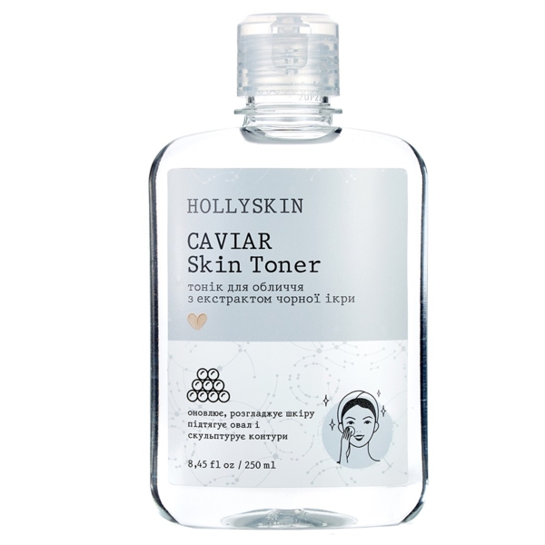Тоник для лица Hollyskin Caviar Skin Toner, 250 мл - Pampik