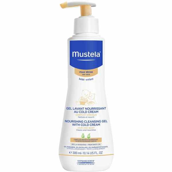 Гель для душа Mustela Nourishing Cleansing Gel With Cold Cream 300 мл - Pampik