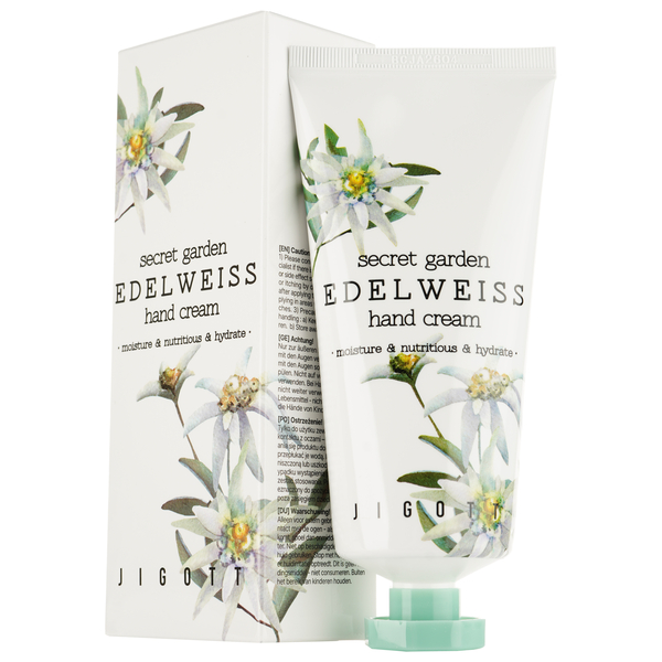 Крем для рук Jigott Secret Garden Edelweiss, 100 мл - Pampik