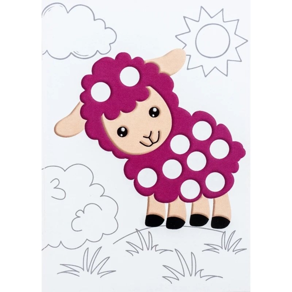 Набор Kite Лепи и развивайся 6 цветов и 5 карточек (K23-326-1) - Pampik - 5