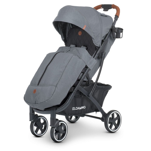 Коляска El Camino Loona ME 1090-1 Smoke Grey (25382) - Pampik - 12
