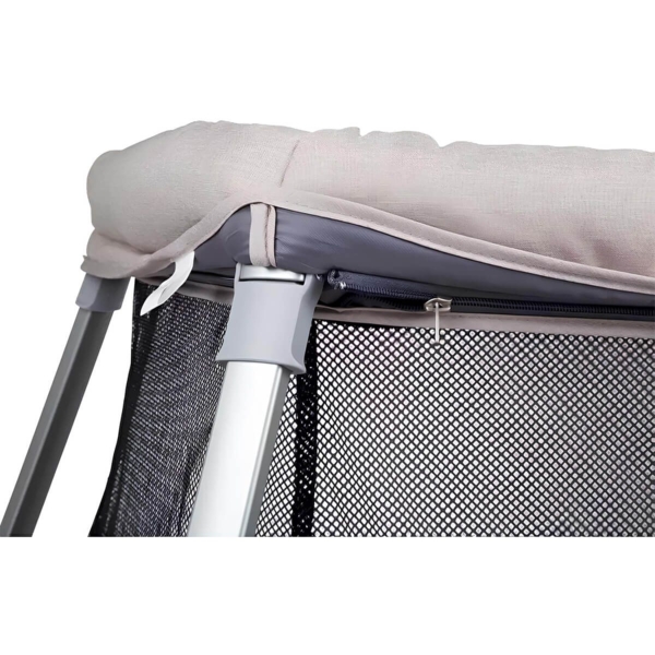 Детская кроватка-манеж BabyGO 3 в 1 Dreams II, бежевая (4702) - Pampik - 4