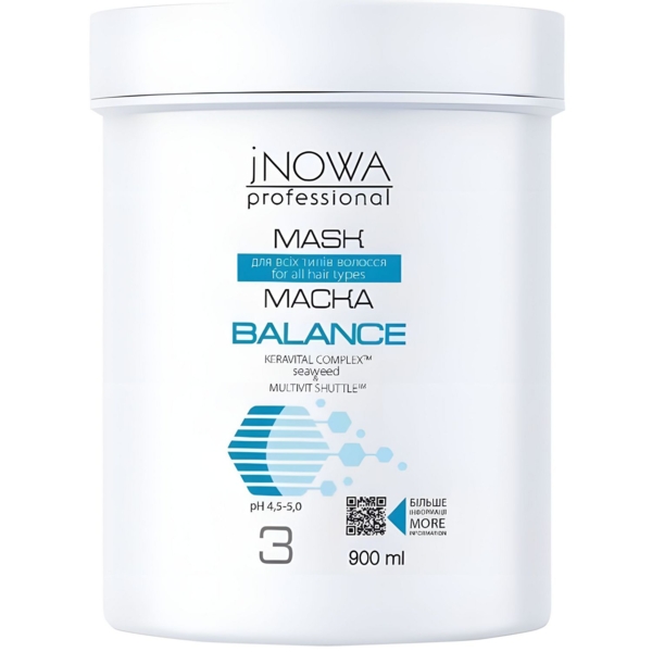 Маска jNOWA Professional Salon Care Balance, 900 мл - Pampik
