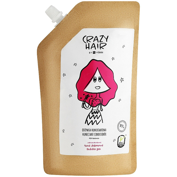 Увлажняющий кондиционер для волос HiSkin Crazy Hair Humectant Bubble Gum дойпак 300 мл - Pampik