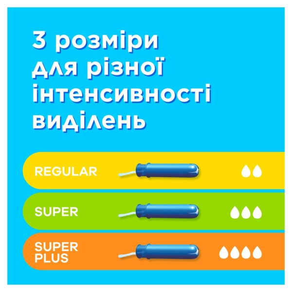 Тампони Tampax Compak Regular, з аплікатором, 16 шт. - Pampik - 4