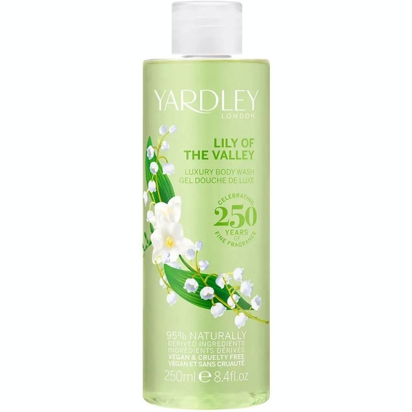 Гель для душу Yardley London Lily of the Valley Luxury Body Wash, 250 мл - Pampik