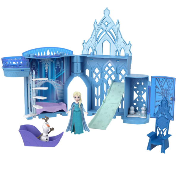 Ігровий набір Disney Frozen Замок принцеси Ельзи, 9,5 см (HLX01) - Pampik