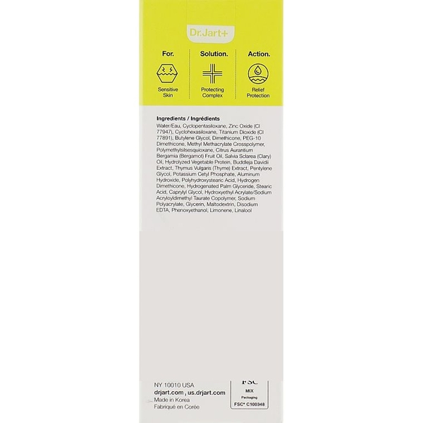 Солнцезащитный крем для чувствительной кожи лица Dr Jart+ Every Sun Day Mild Sun SPF 43 PA+++, 30 мл - Pampik - 3