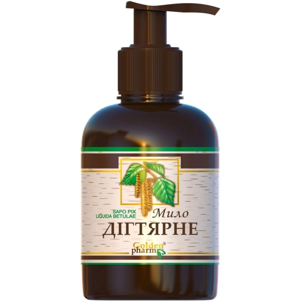 Мило рідке Golden Pharm Дігтярне, 270 мл - Pampik