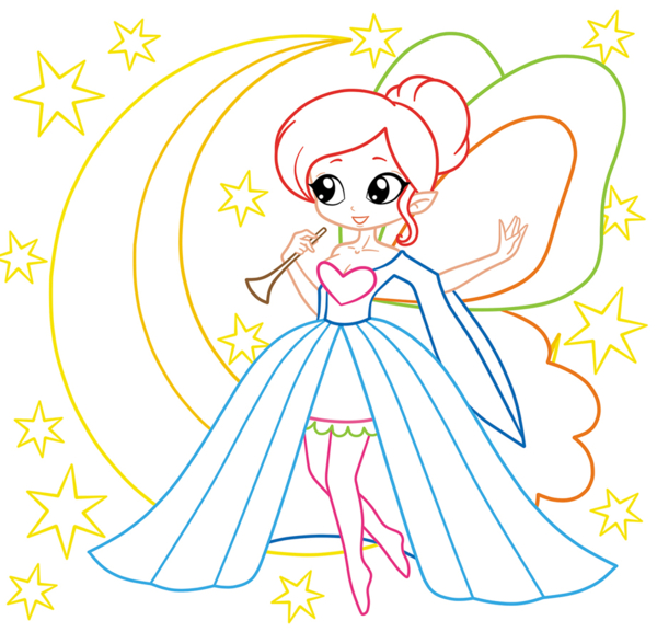 Чарівна розмальовка Кристал Бук Квіткові феї, із секретом, 8 сторінок (F00027797) - Pampik - 3