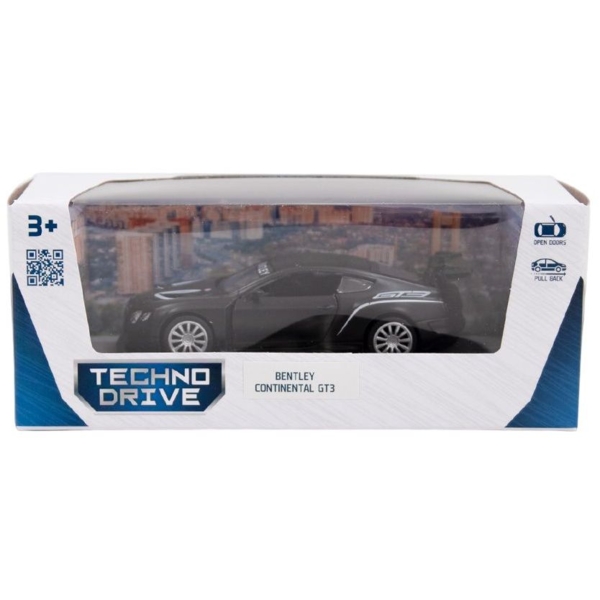 Автомодель TechnoDrive Bentley Continental GT3 матовая черная (250259) - Pampik - 10