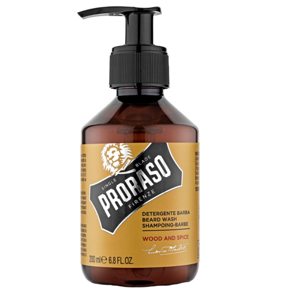 Шампунь для бороды Proraso beard shampoo Wood&Spice, 200 мл - Pampik