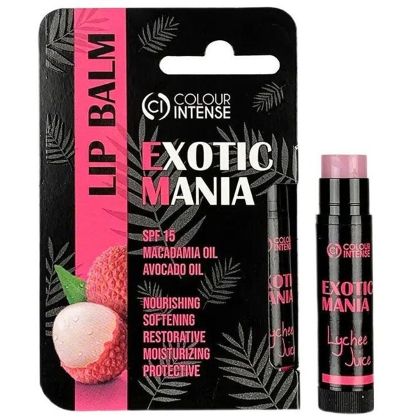 Бальзам для губ Colour Intense Exotic Mania 04 (Сок личи), 5 г - Pampik