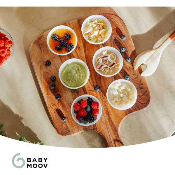 Набір контейнерів для їжі Babymoov Babybols Kit, 250 мл, 8 шт. + 180 мл, 8 шт., різнокольорові (A004316) - Pampik - 6