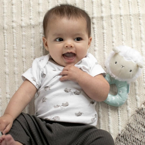 Іграшка-брязкальце Ingenuity Sheppy Ring Rattle (12373) - Pampik - 5