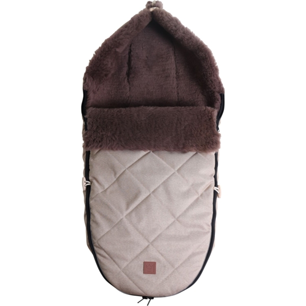 Конверт теплий Kaiser Toffee з натуральної овчини, пісочний меланж (6512574) - Pampik - 5