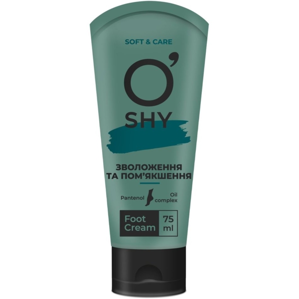 Крем для ног O'shy Soft & Care Увлажнение и смягчение, 75 мл - Pampik