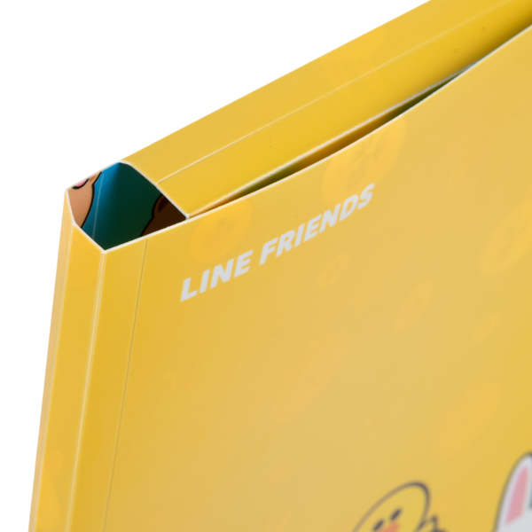 Папка Yes Line Friends, A4, на резинці (492098) - Pampik - 5