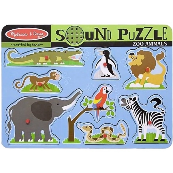 Звуковой пазл Melissa&Doug Зоопарк (MD727) - Pampik