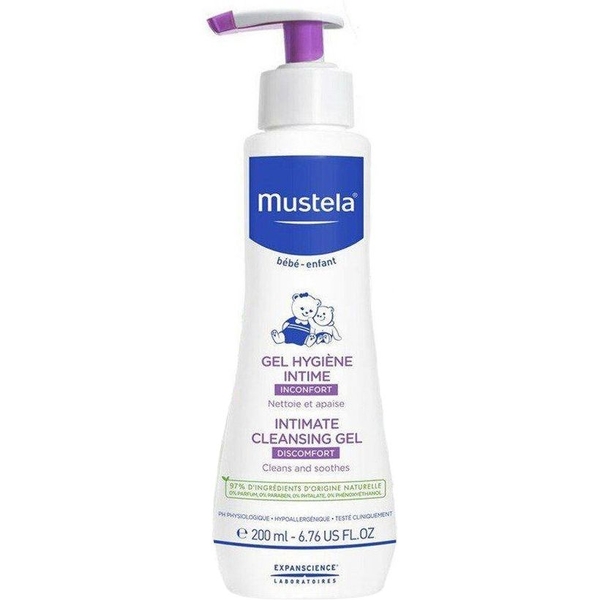 Детский гель для интимной гигиены Mustela Bebe Intimate Cleansing gel 200 мл - Pampik