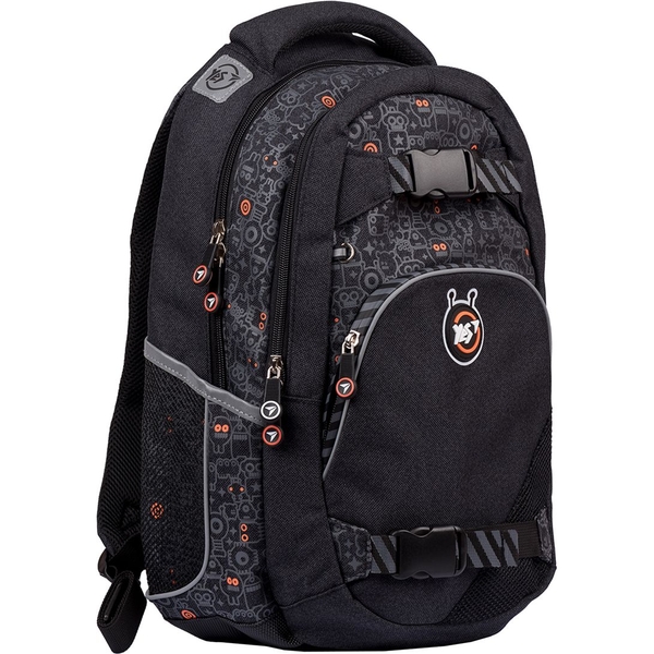 Рюкзак Yes T-110 Mechanical monsters, черный (552276) - Pampik - 2