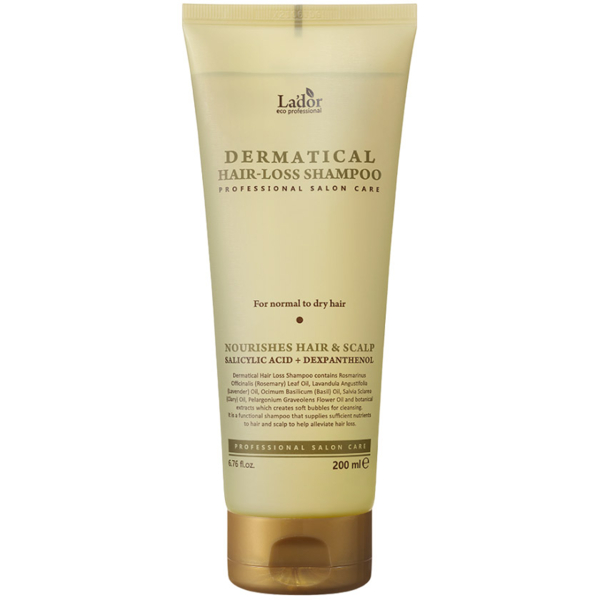 Шампунь проти випадіння волосся La'dor Dermatical Hair-Loss Shampoo, 200 мл - Pampik