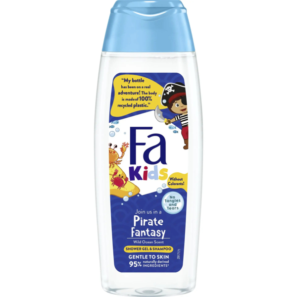 Гель для душа Fa Kids для мальчиков Храбрый пират, 250 мл - Pampik