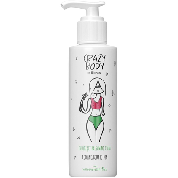 Лосьон для тела HiSkin Crazy Body Арбуз и мята охлаждающий 300 мл - Pampik