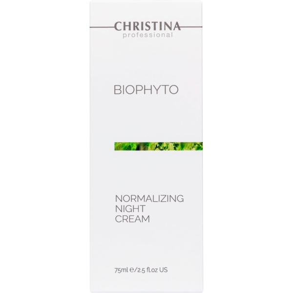 Крем для обличчя нічний Christina BioPhyto Normalizing Night Cream 75 мл - Pampik - 2