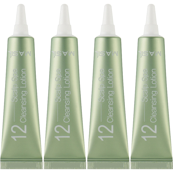 Набор лосьонов для очищения кожи головы Masil 12 Scalp Spa Cleansing Lotion, 4 шт. х 15 мл - Pampik
