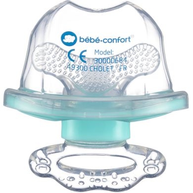 Пустышка-прорезыватель для зубов Bebe Confort Mineral Blue (3104205200) - Pampik