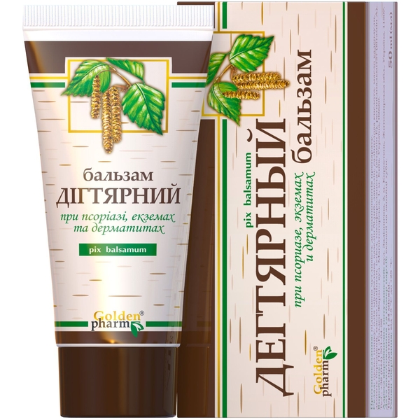 Бальзам для тела Golden Pharm Дегтярный 50 мл - Pampik