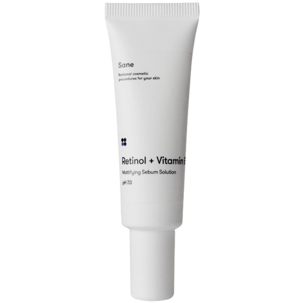 Матуючий крем для обличчя Sane, для жирної шкіри, 30 мл - Pampik