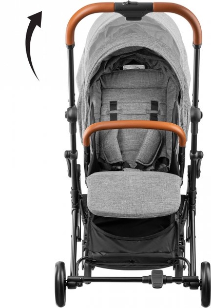Уцінка. Дитяча коляска Miqilong 2Way сіра (YOT-2WAY-GREY) - Pampik - 5