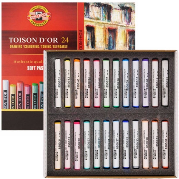 Мел-пастель Koh-i-Noor Toison Dor 24 цвета (8514) - Pampik - 2