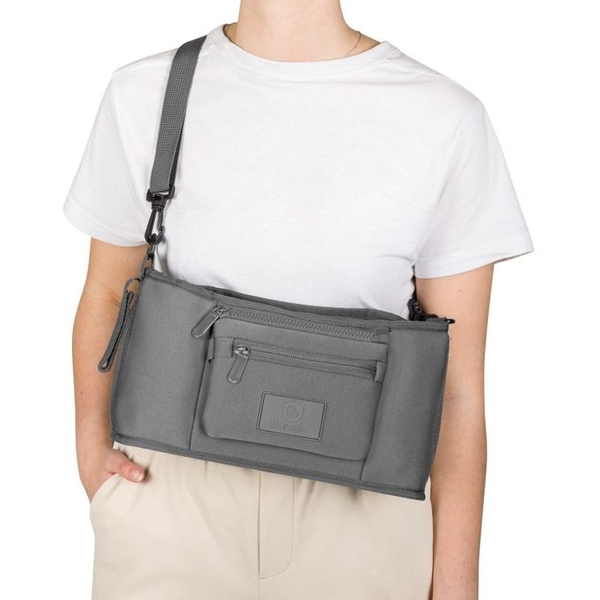 Сумка-органайзер для коляски Lionelo Little Cube Grey Stone, сірий - Pampik - 3