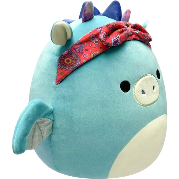 Мягкая игрушка Squishmallows Дракон в бандане, 19 см (SQCR04125) - Pampik - 2